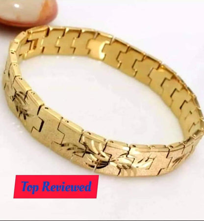 China gold plated bracelet for men/ boy golden color